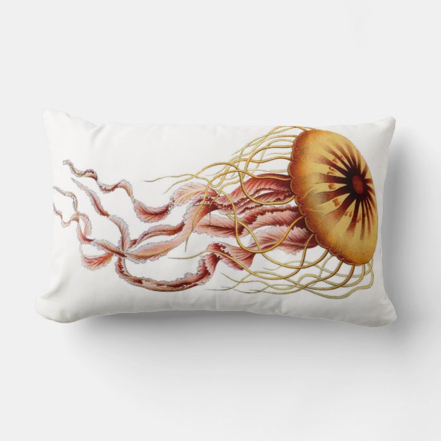 Rectangle Coussin lombaire décoratif de plage nautique de (Recto)