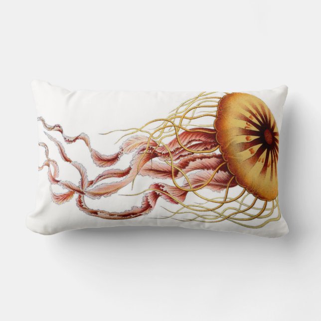 Rectangle Coussin lombaire décoratif de plage nautique de (Recto)