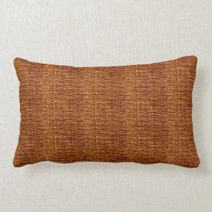 Rectangle Coussin lombaire d'impression Brown de texture de