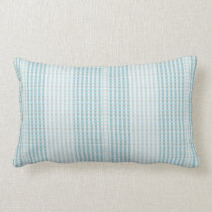 Rectangle Coussin lombaire d'intérieur bleu-clair et de