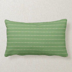 Rectangle Coussin lombaire d'intérieur de point de carré d