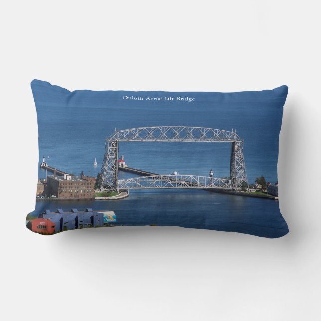 Rectangle Coussin lombaire du pont de levage aérien de Dulut (Recto)