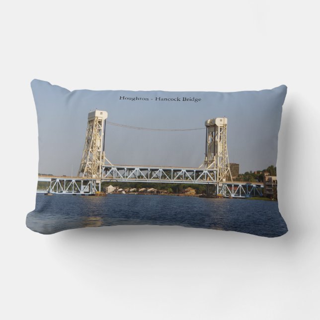 Rectangle Coussin lombaire du pont Houghton Hancock (Recto)