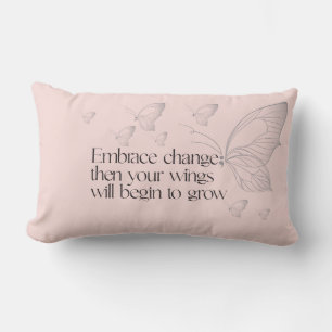 Rectangle Coussin lombaire Embrasser le changement