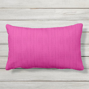 Rectangle Coussin lombaire extérieur de texture rose