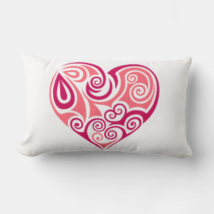 Rectangle Coussin Lombaire - Grand Cœur