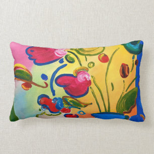 Rectangle Coussin lombaire maximum de Peter de fleurs