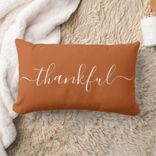 Rectangle Coussin lombaire minimaliste de Thanksgiving – Rec