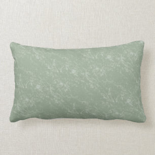 Rectangle Coussin lombaire ombragé par marbre de vert sauge
