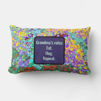 Rectangle Coussin Lombaire Règles de Mamie