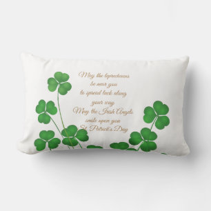 Rectangle Coussin Lombaire St. Patrick's Day - Que le Leprec