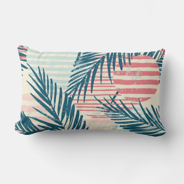 Rectangle Coussin lombaire tropical (Recto)
