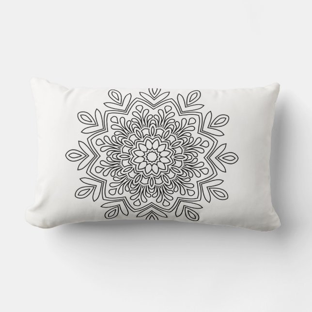 Rectangle Coussin Lumbar 13 pouces x 21 pouces (Recto)