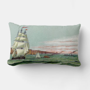 Rectangle Coussin Lumbar de l'île Block