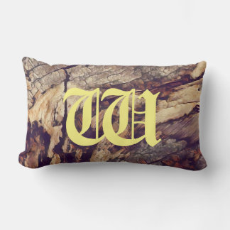 Rectangle Coussin Lumbar de peinture tronc d'arbre