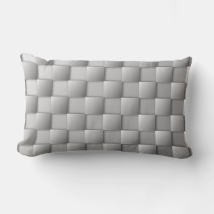 Rectangle Coussin Lumbar des chèques en argent