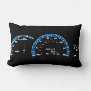 Rectangle Coussin Lumbar du cluster d'instruments de voiture