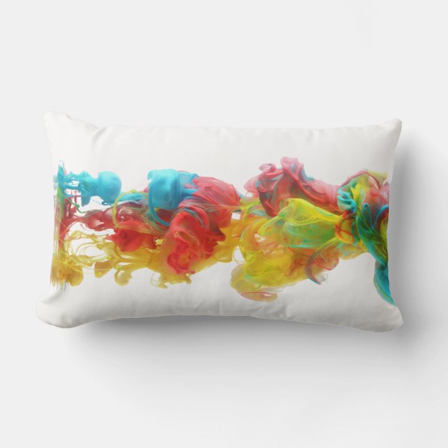 Rectangle Coussin Lumbar du Nouvel An 13" x 21" (Recto)