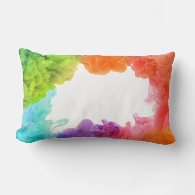 Rectangle Coussin Lumbar du Nouvel An 13" x 21" (Recto)