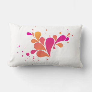 Rectangle Coussin Lumbar du Nouvel An 13" x 21"