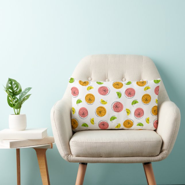 Rectangle Coussin Lumbar multilombaire Citrus (Chaise)