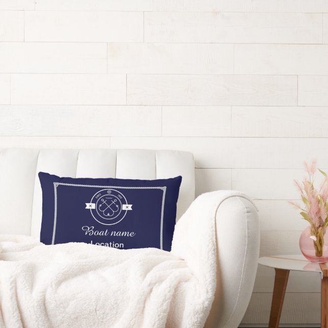 Rectangle Coussin Lumbar nautique (Canapé)