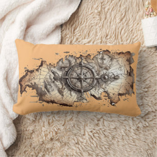 Rectangle coussin Lumbar "Old World Explorer"