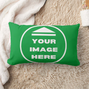 Rectangle Coussin Lumbar - Personnalisé - Ajouter image / te