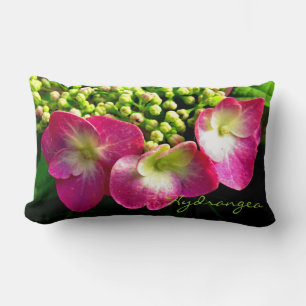 Rectangle Coussin Lumbar rose Hydrangea Triplets