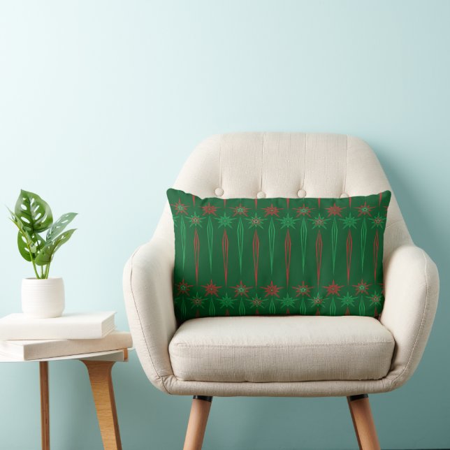 Rectangle Coussin Lumbar vert mi-mi-mi-mi (Chaise)