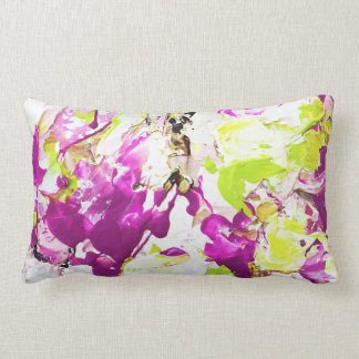 Rectangle Coussin magenta de pluie