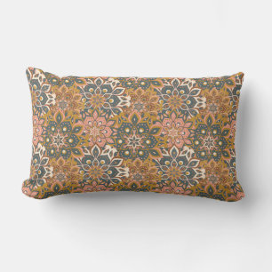 Rectangle Coussin Mandala Motif Lumbar