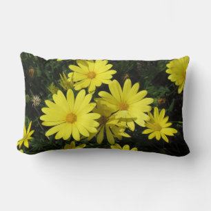 Rectangle Coussin - Marguerites jaunes