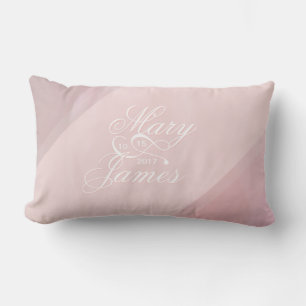 Rectangle Coussin Mariage Orchiid Blush