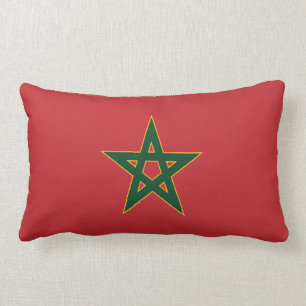 Rectangle Coussin marocain de drapeau