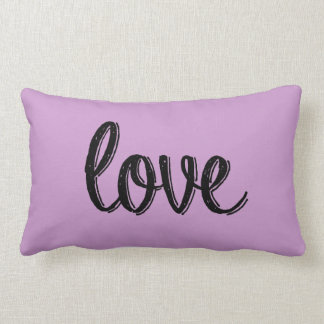 Rectangle Coussin mauve d'amour