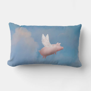 Rectangle Coussin mignon de porc de vol