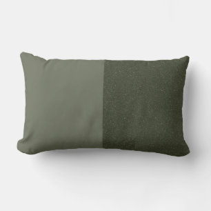 Rectangle Coussin Moss Green Duo - Accent personnalisable
