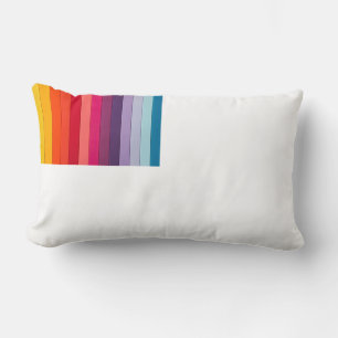 Rectangle Coussin Motif coloré