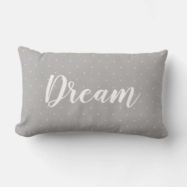 Rectangle Coussin Motif Dream Pastel Dot (Recto)