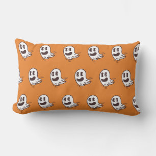 Rectangle Coussin Motif Halloween Ghost
