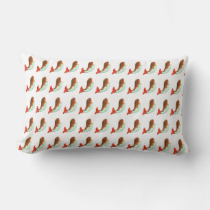 Rectangle coussin motif mermaid