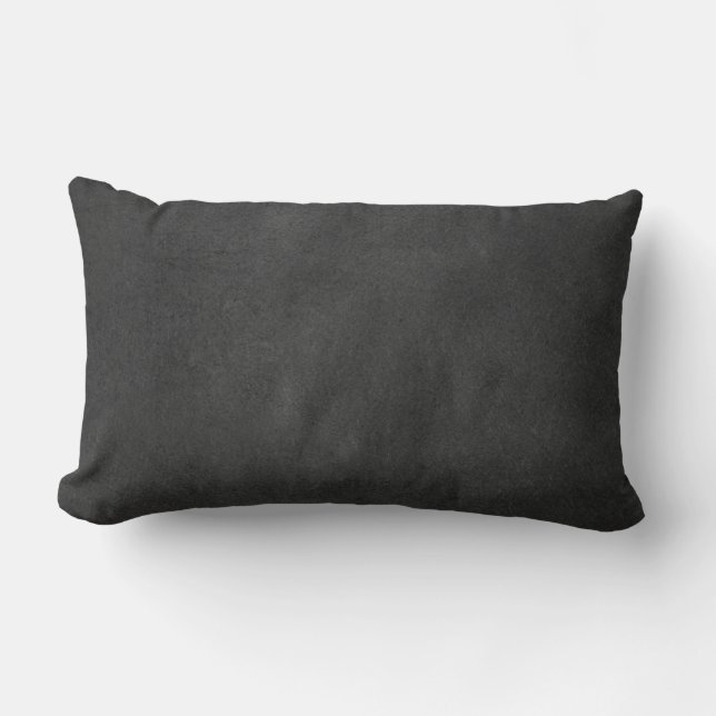 Rectangle Coussin noir tableau noir (Recto)
