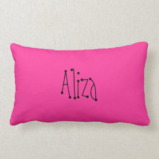 Rectangle Coussin nommé fait sur commande d'Aliza