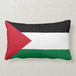 Rectangle Coussin palestinien de drapeau