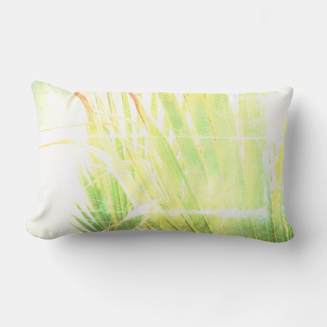 Rectangle Coussin Palm Tree Summer Beach Vibes (Recto)