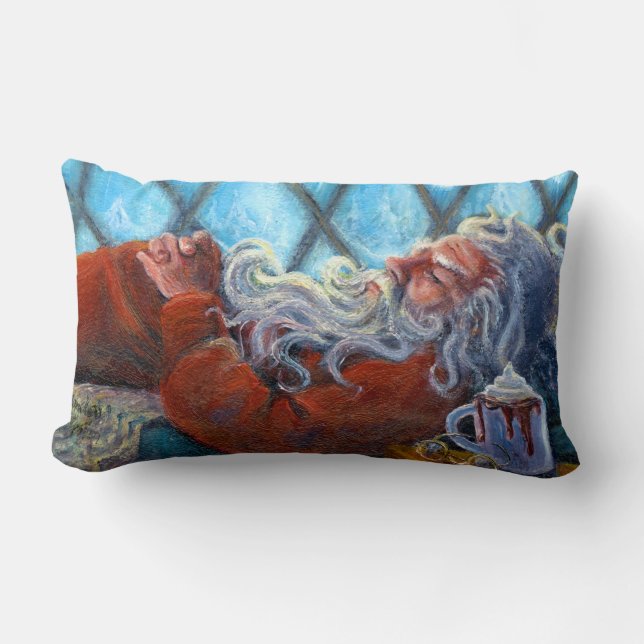 Rectangle coussin Père Noël Napping (Recto)
