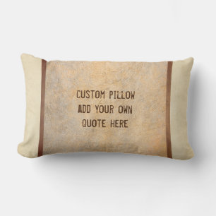 Rectangle coussin personnalisé ajouter votre devis favori se