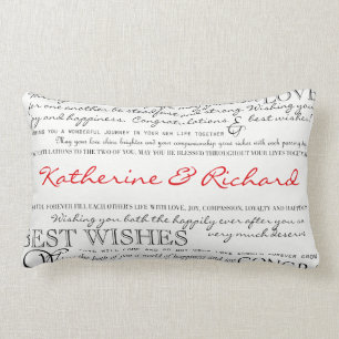Rectangle Coussin personnalisé de félicitations