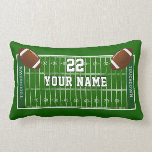 Rectangle Coussin personnalisé de terrain de football,